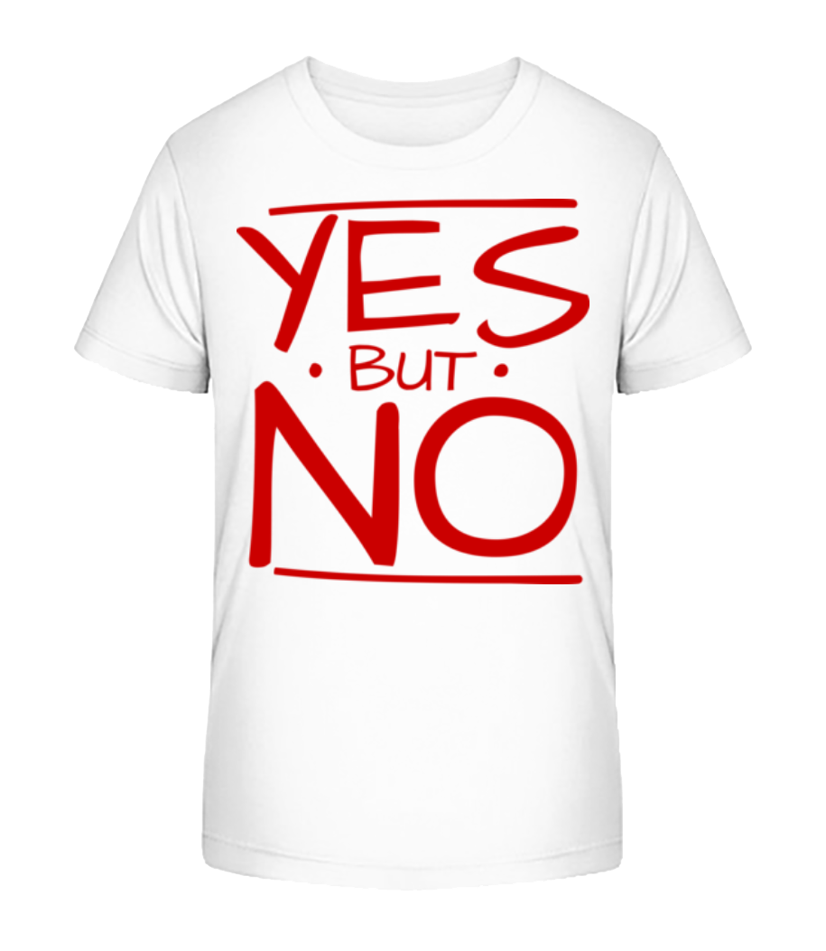 Aperçu: Yes But No - T-shirt bio Enfant Stanley Stella 2.0 - Blanc - Devant