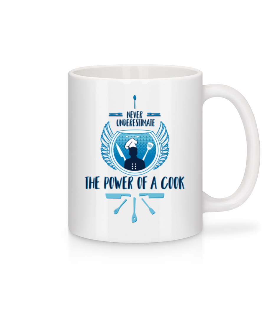 The Power Of A Cook · Mug en céramique blanc
