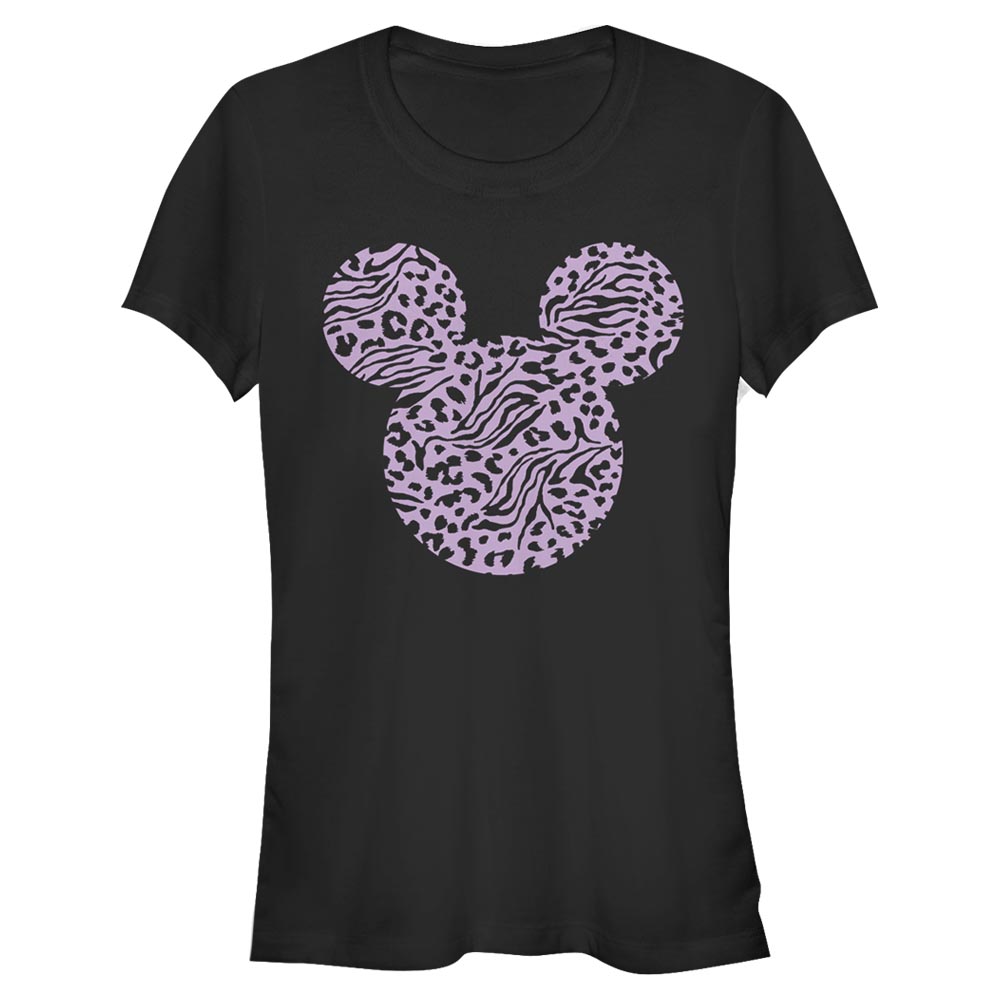 Disney - Mickey Mouse - Mickey Zebra Cheeta Fill - Femme T-shirt
