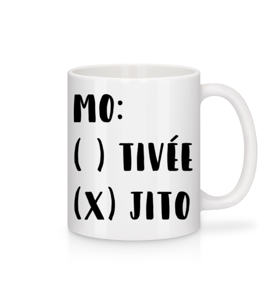 Motivée Mojito · Mug en céramique blanc