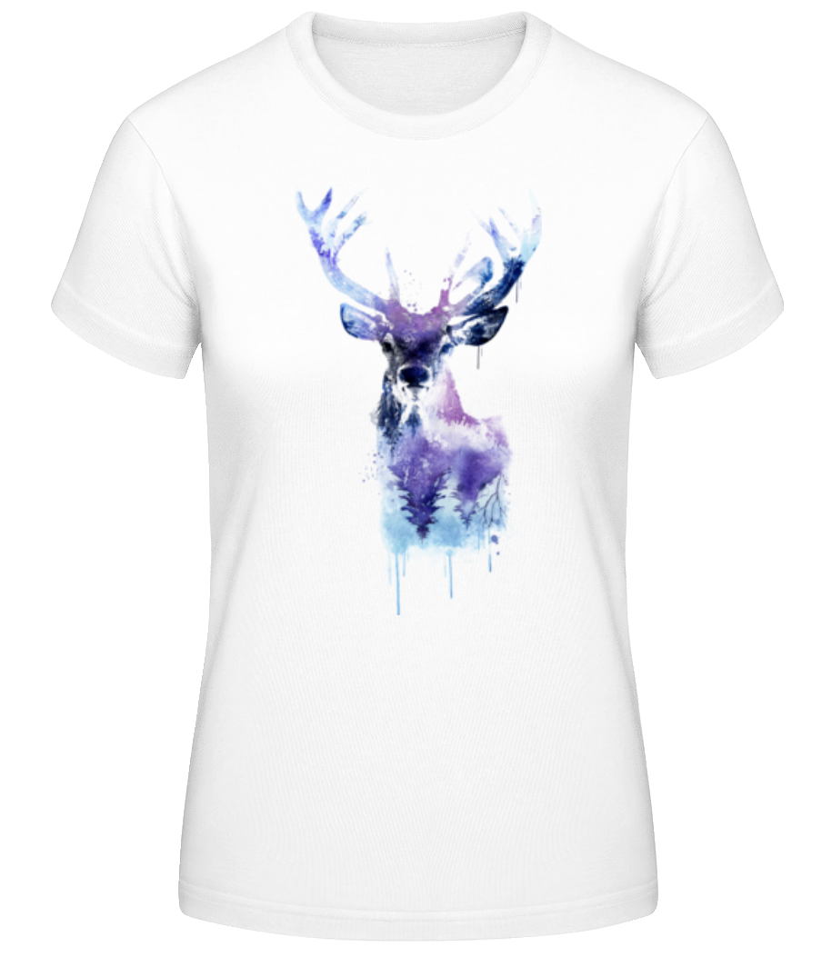 Cerf Artistique · T-shirt standard Femme
