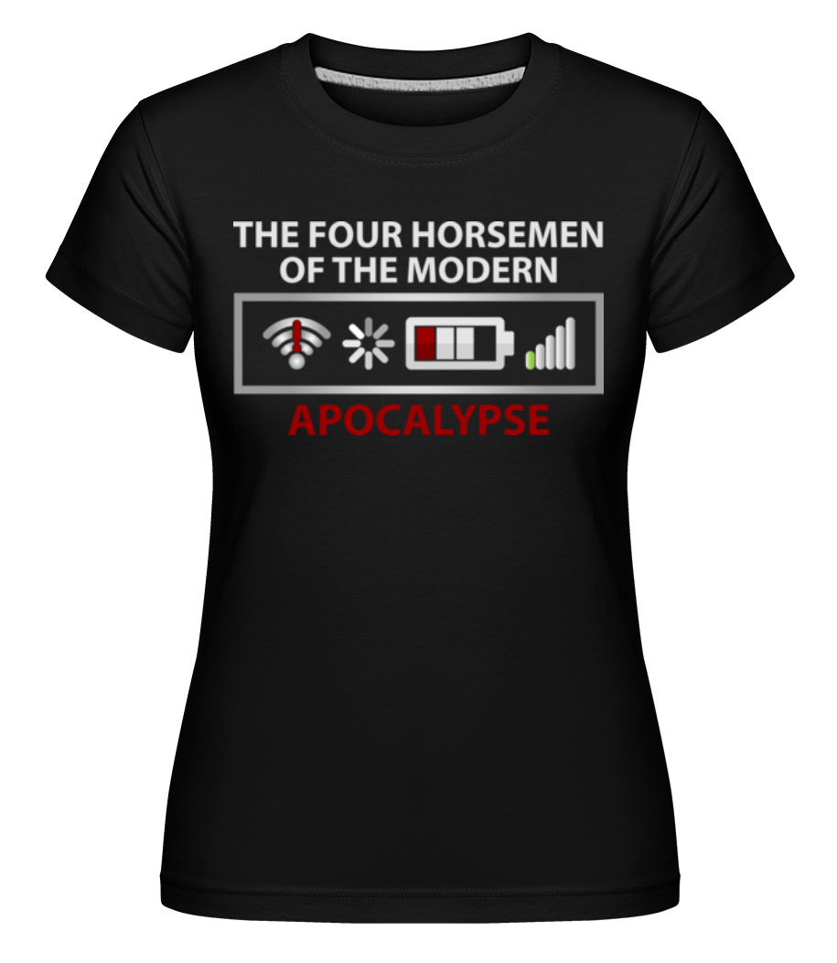 Modern Apocalypse -  T-shirt Shirtinator femme - Noir - Devant