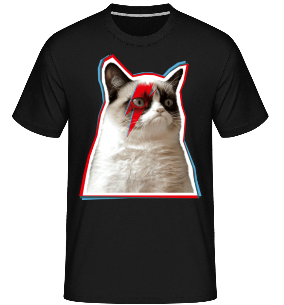 Grumpy Bowie Cat ·  T-Shirt Shirtinator homme