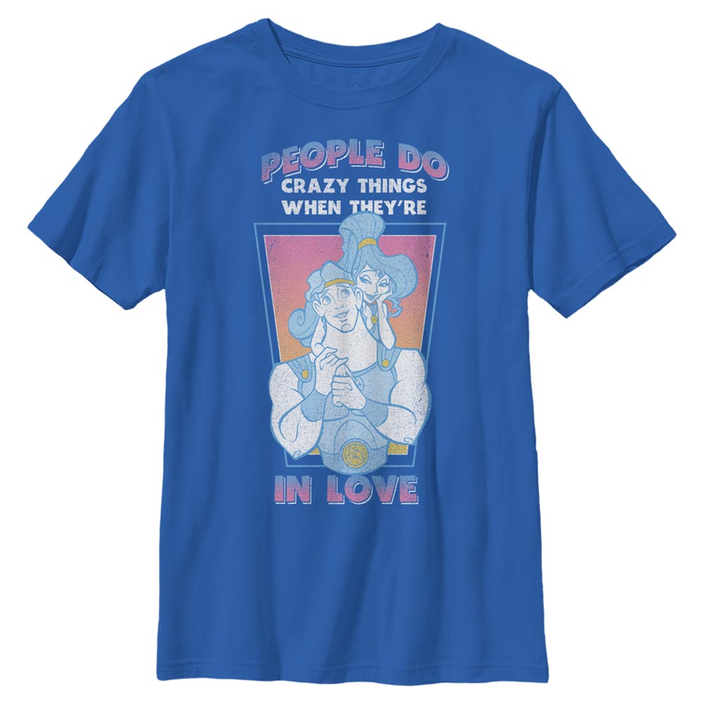 Disney Classics - Hercules - Hercule et Megara Crazy Things - Valentine's Day - Enfant T-shirt