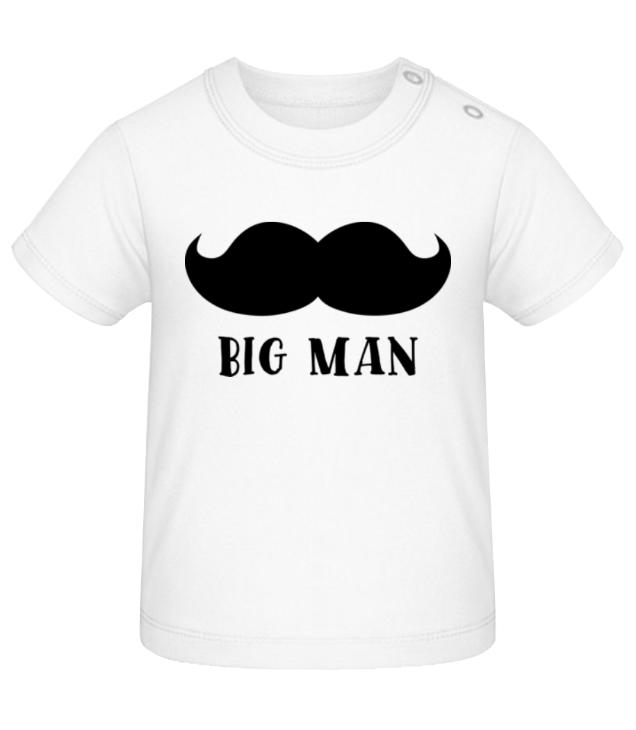 Big Man Mustache · T-shirt Bio Bébé