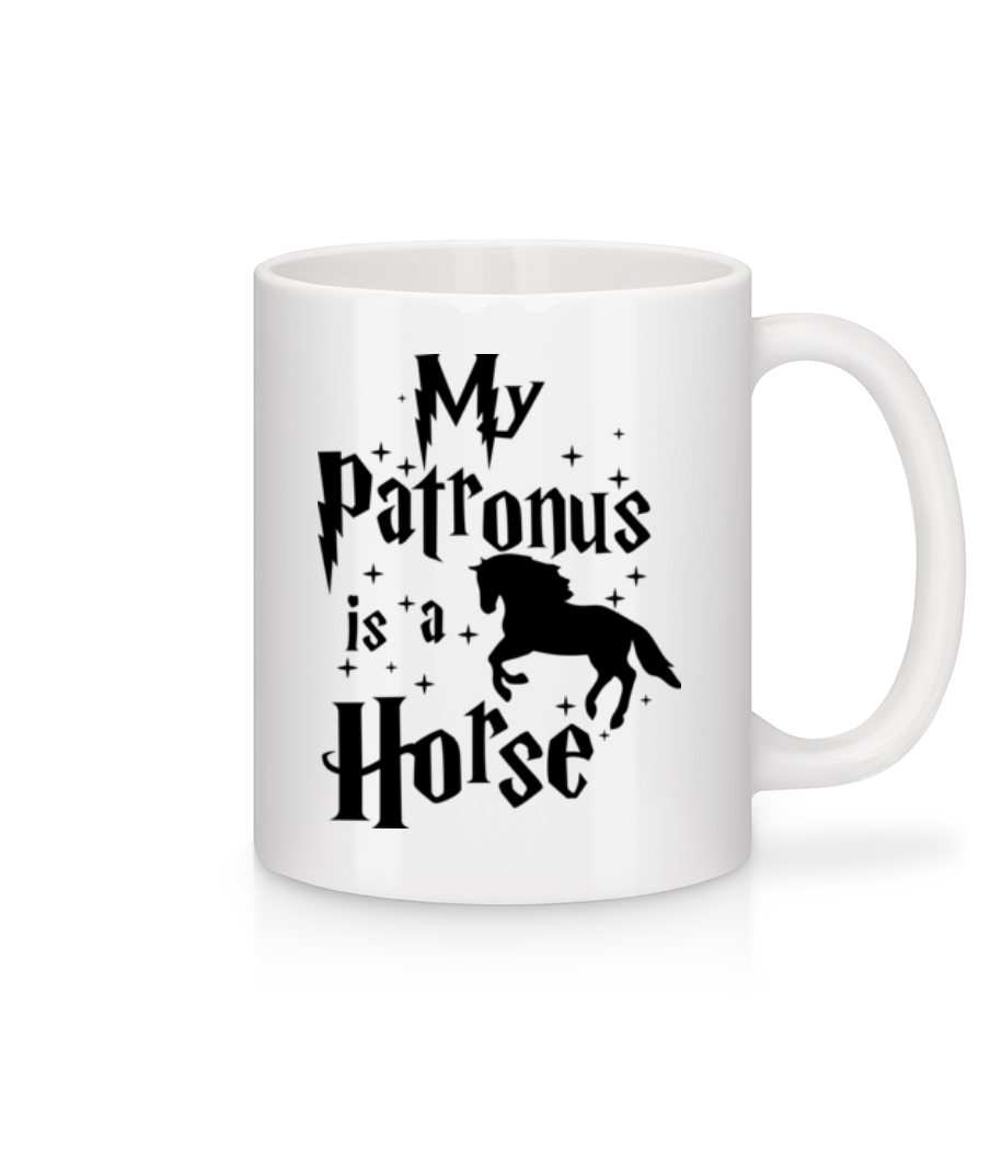 My Patronus Is A Horse · Mug en céramique blanc