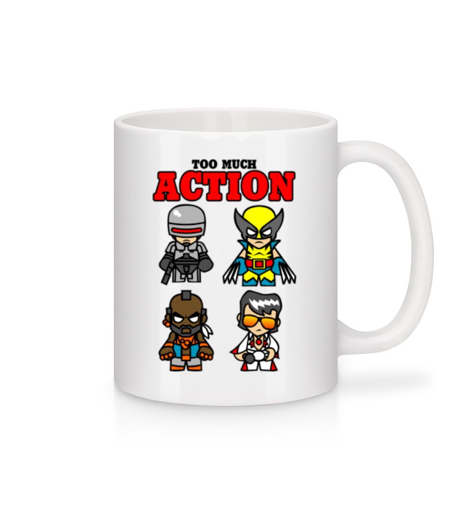 Action · Mug en céramique blanc