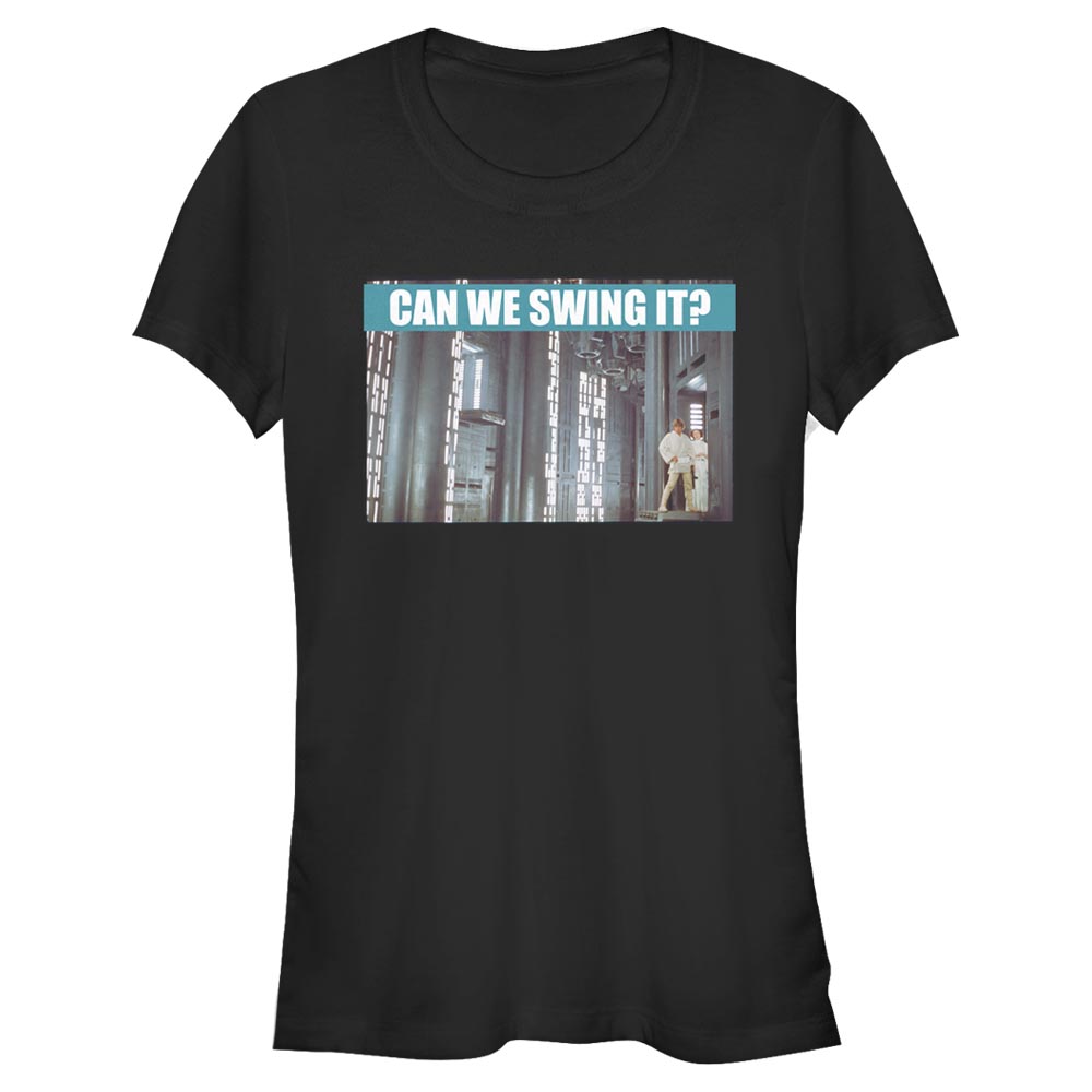 Star Wars - Luke & Leia Can We Swing It - Femme T-shirt