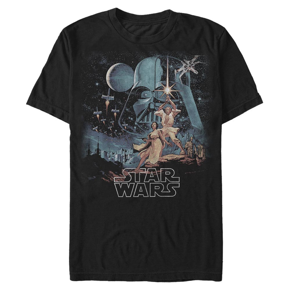 Aperçu: Star Wars - Skupina Two Hopes - Homme T-shirt - Noir - Devant