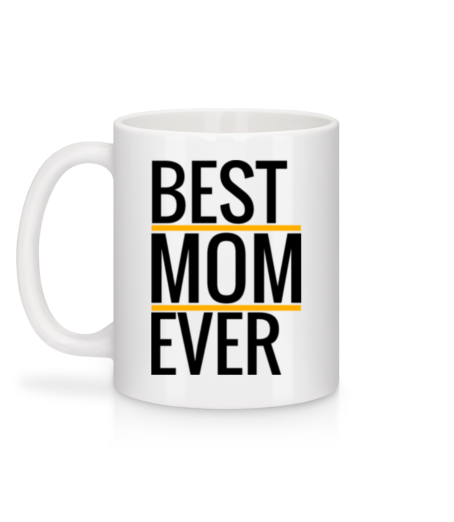Aperçu: Best Mom Ever - Mug en céramique blanc - Blanc - Derrière