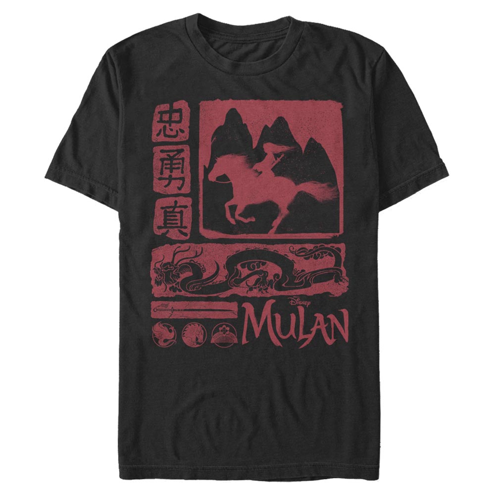 Disney - Mulan - Photo de groupe Mulan Block - Homme T-shirt