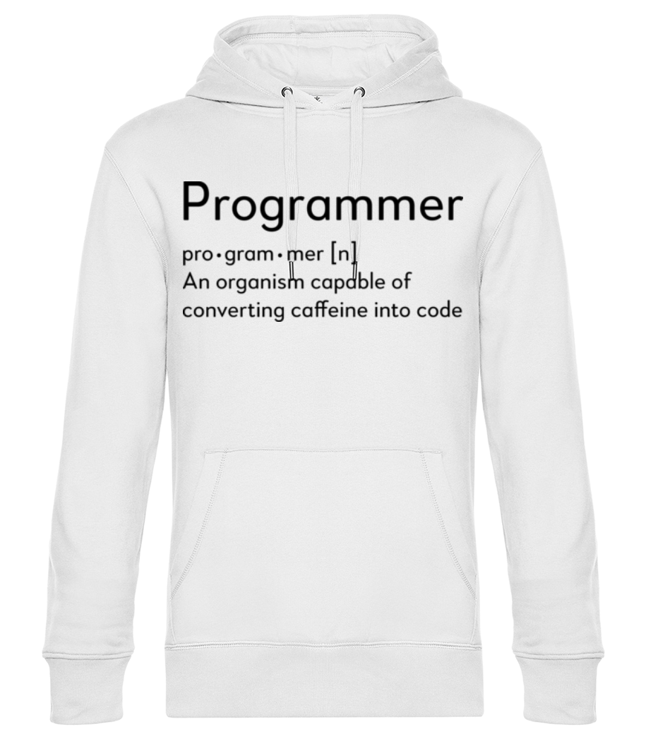 Programmer Definition · Sweat à capuche standard homme