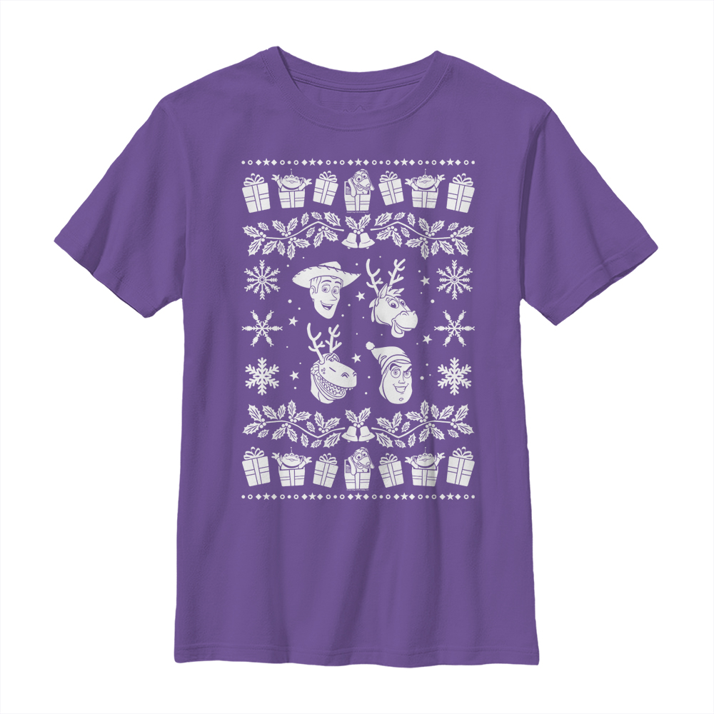 Disney - Toy Story - Photo de groupe Sweater Story - Christmas - Enfant T-shirt