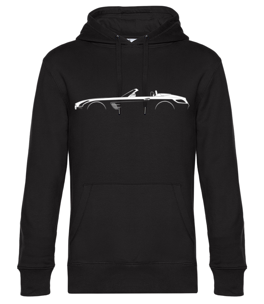 'Mercedes-Benz SLS AMG GT' Silhouette - Sweat à capuche premium Unisexe - Noir - Devant