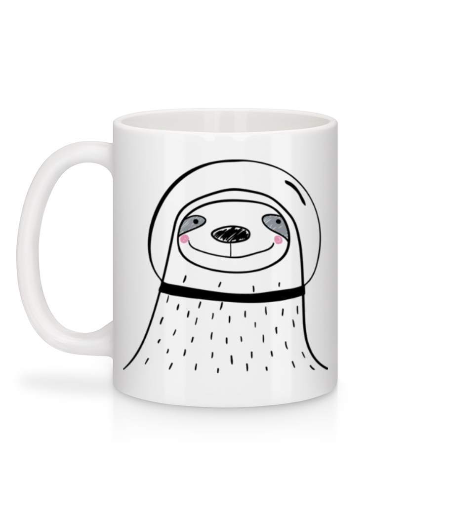 Paresse De L'Espace - Mug en céramique blanc - Blanc - Derrière