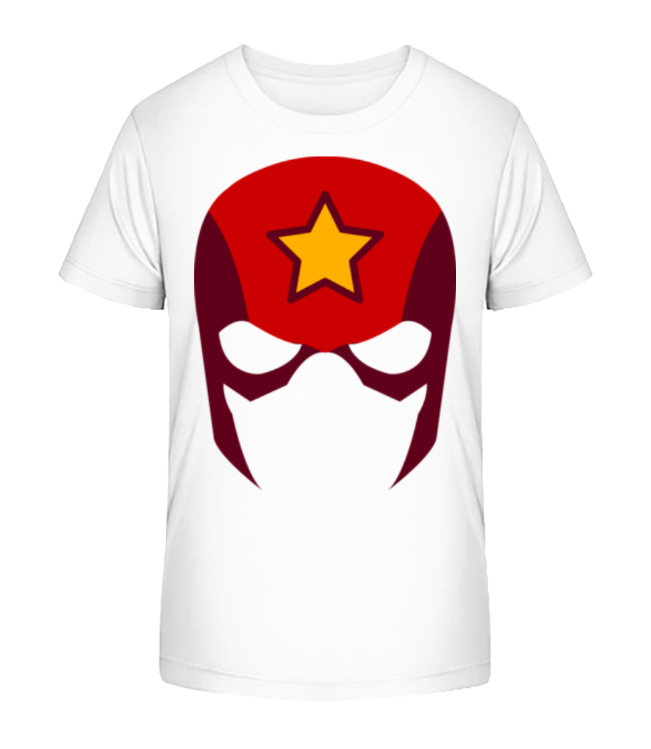 Aperçu: Superhero Icon - T-shirt bio Enfant Stanley Stella 2.0 - Blanc - Devant