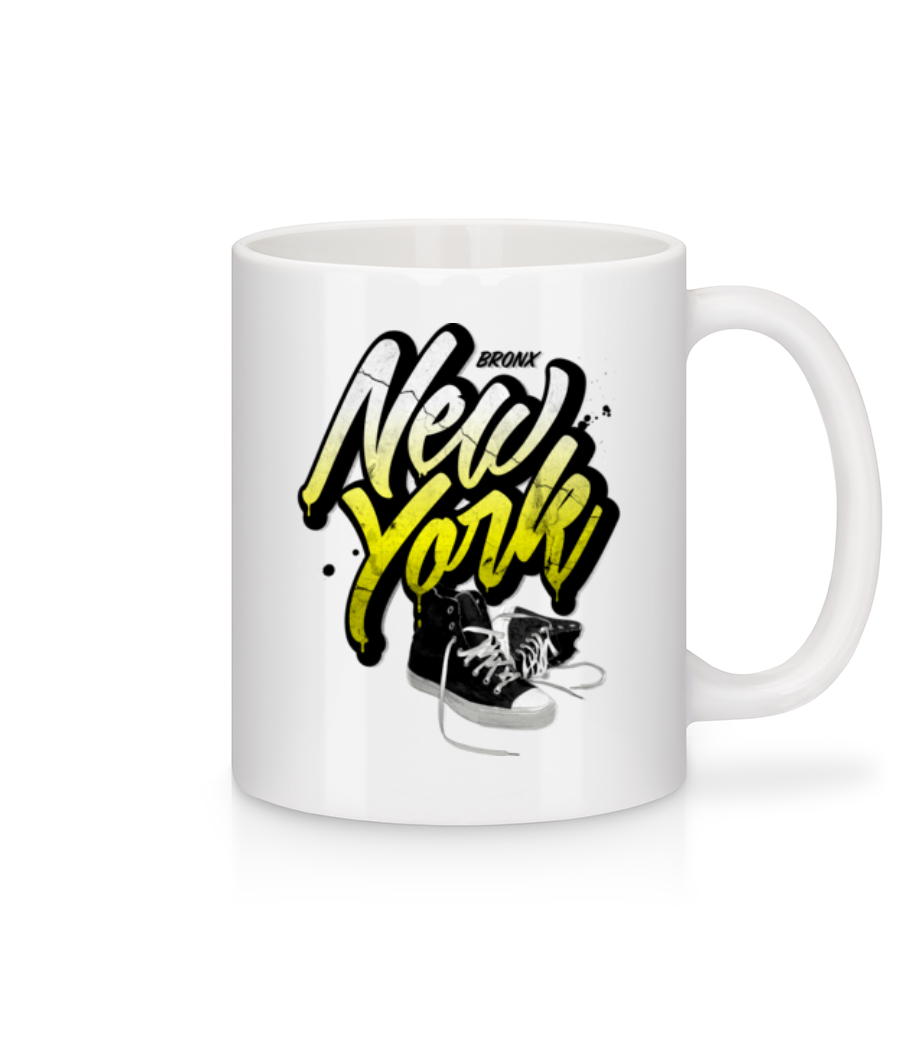 Bronx New York · Mug en céramique blanc