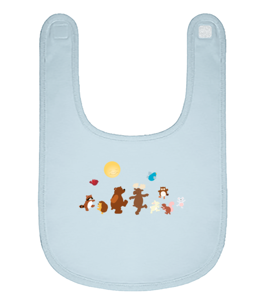 Bébé Animaux Party · Bavoir Bébé bio