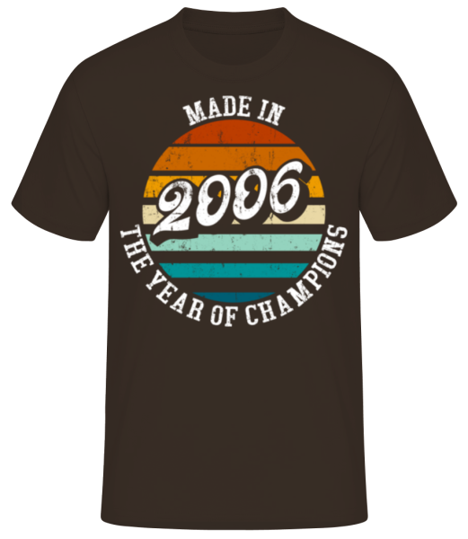 2006 The Year Of Champions - T-shirt standard Homme - Marron - Devant