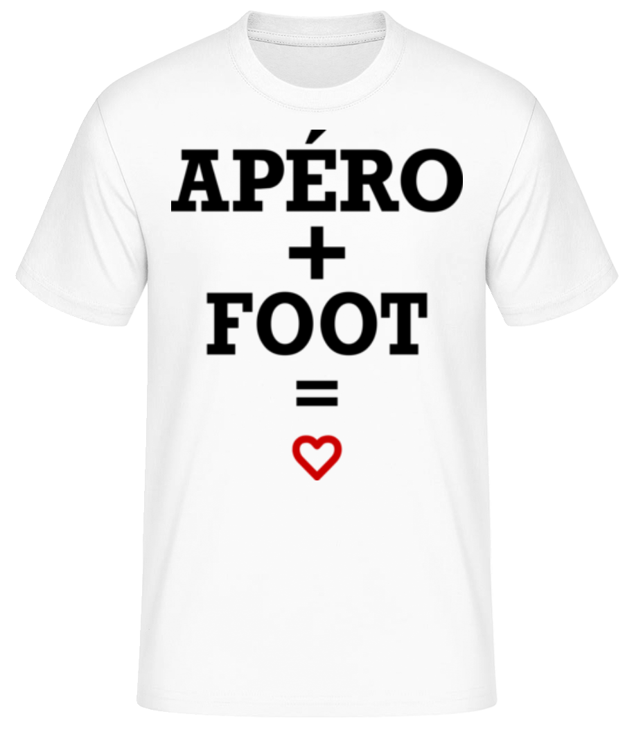 Apéro + Foot · T-shirt standard Homme