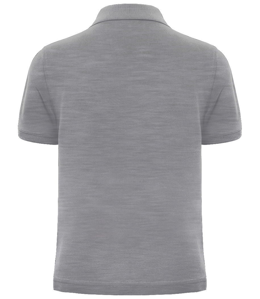 Aperçu: Polo Homme Slim Fit - Gris chiné - Derrière