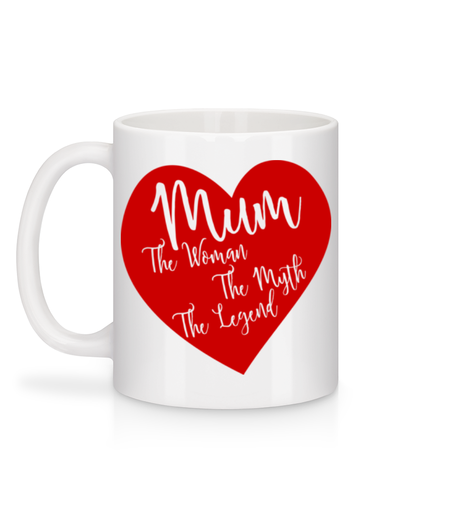 Aperçu: Mum - The Legend - Mug en céramique blanc - Blanc - Derrière