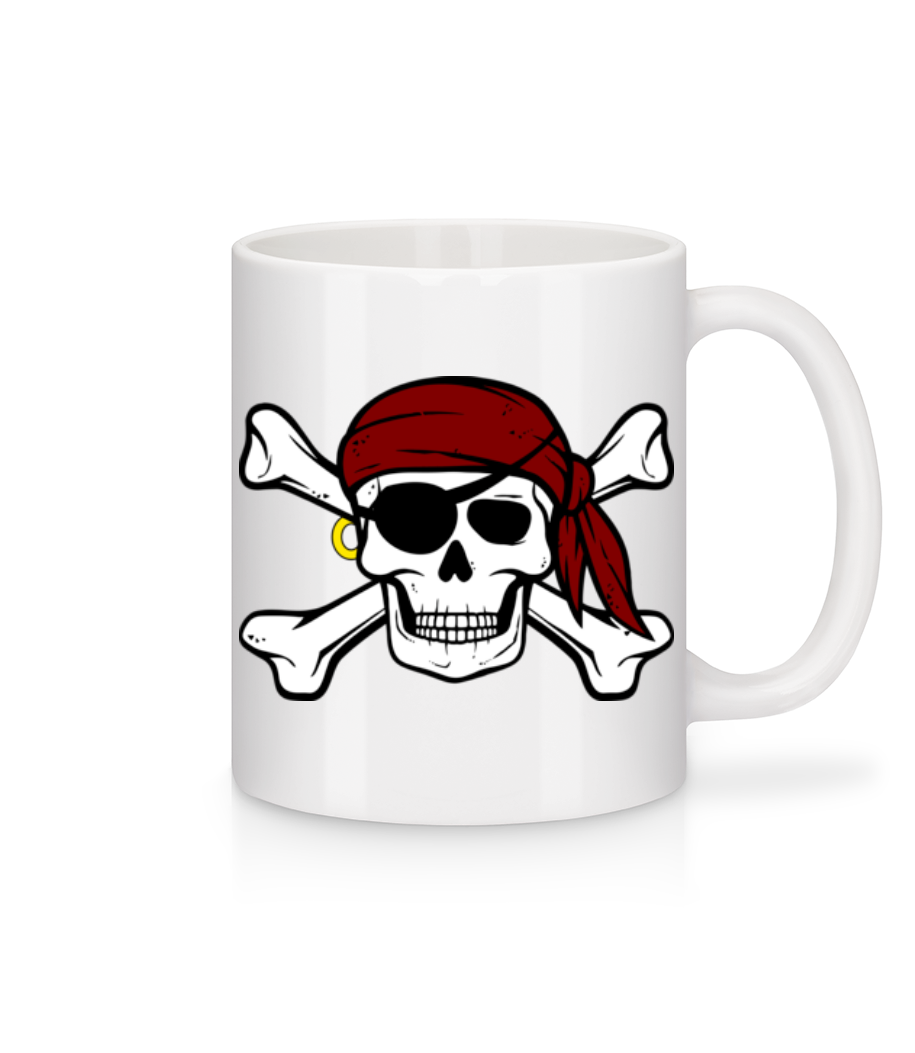 Pirate Tête De Mort · Mug en céramique blanc