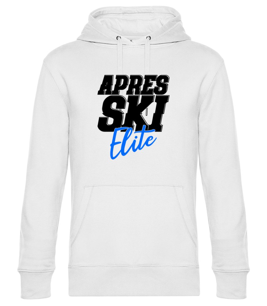 Aperçu: Apres Ski Elite - Sweat à capuche premium Unisexe - Blanc - Devant