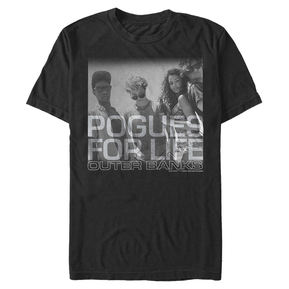 Netflix - Outer Banks - Photo de groupe Pogues For Life - Homme T-shirt