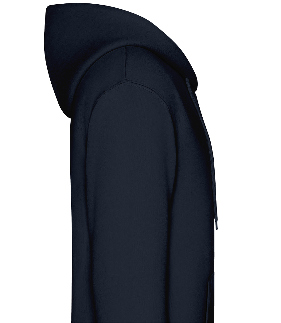 Sweat à capuche zippé bio Unisex - Bleu marine - Droit