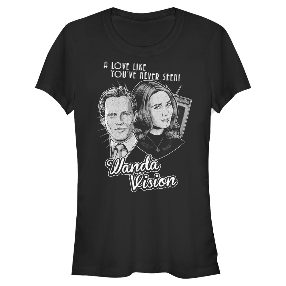 Marvel - WandaVision - La Sorcière rouge & Vision Monochrome Wanda - Femme T-shirt