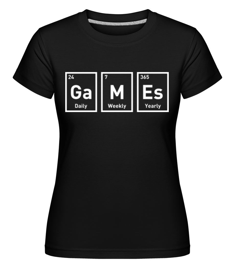 Games Periodic Design · Shirtinator Frauen T-Shirt