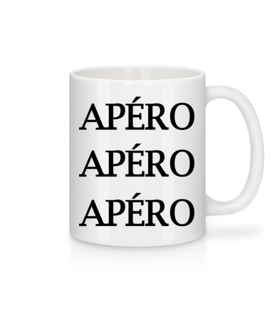 Apéro · Mug en céramique blanc