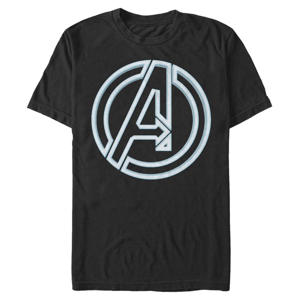 Marvel - Logo Avengers Glow Icon - Homme T-shirt
