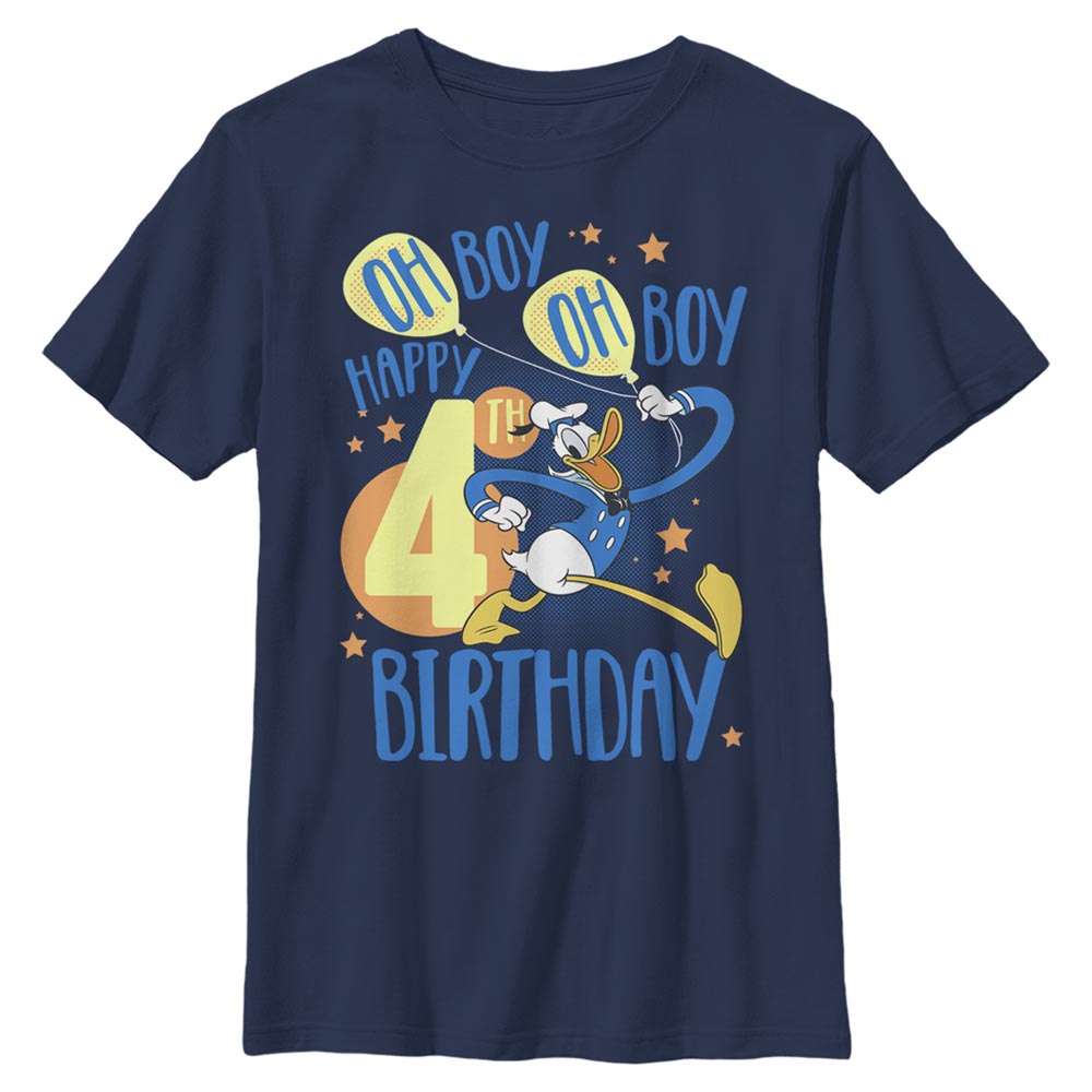Disney Classics - Mickey Mouse - Donald Duck 4th Bday - Enfant T-shirt