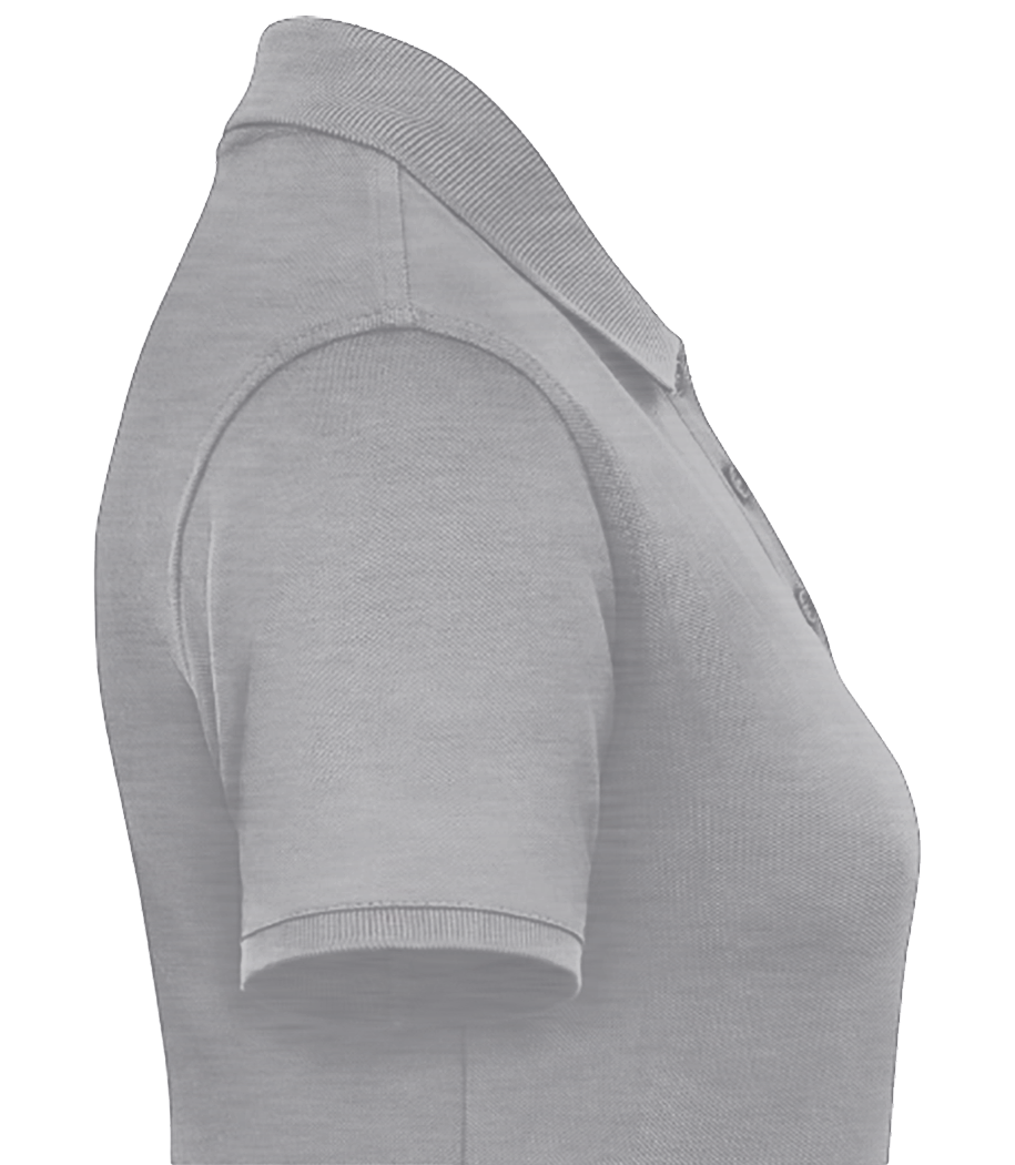 Aperçu: Polo Femme Slim Fit - Gris chiné - Droit