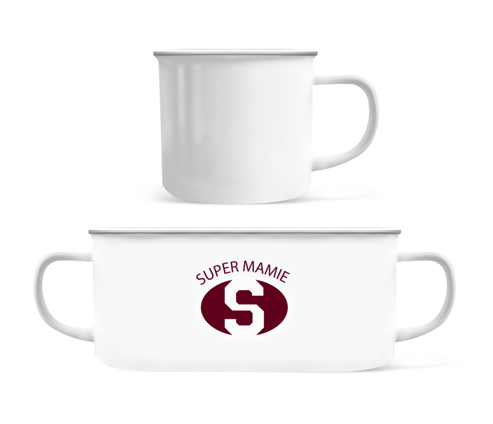 Super Mamie · Tasse Émaillée