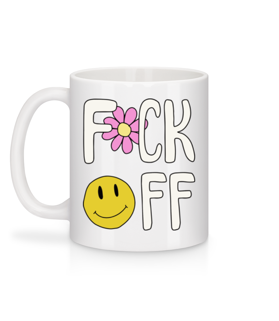 Aperçu: Fck Off - Mug en céramique blanc - Blanc - Derrière