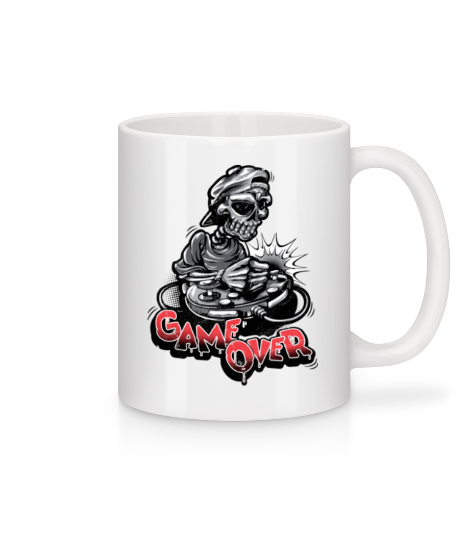 Game Over Skeleton · Mug en céramique blanc