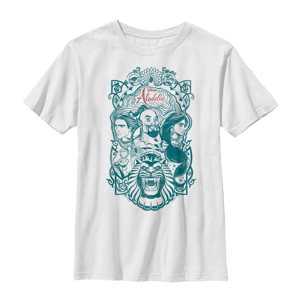 Disney - Aladin - Photo de groupe Vintage Set Of Three - Enfant T-shirt