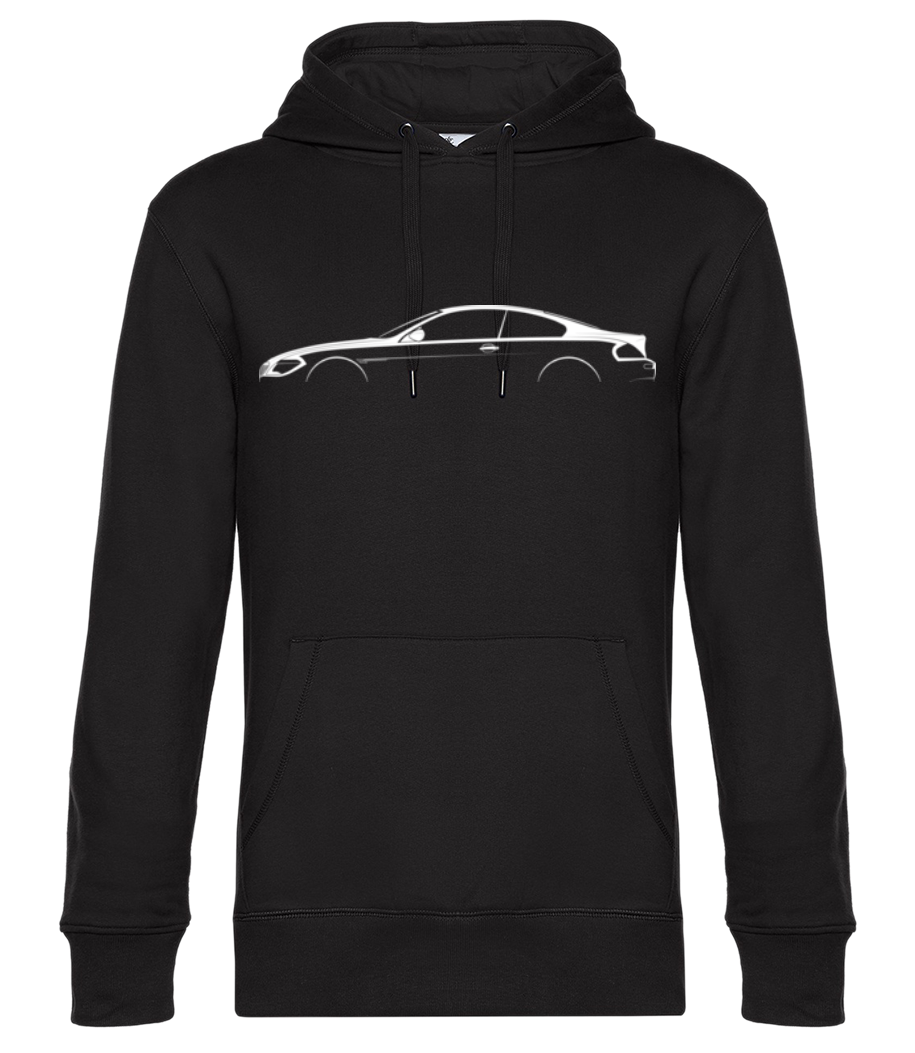 Aperçu: 'BMW M6 (E63)' Silhouette - Sweat à capuche premium Unisexe - Noir - Devant