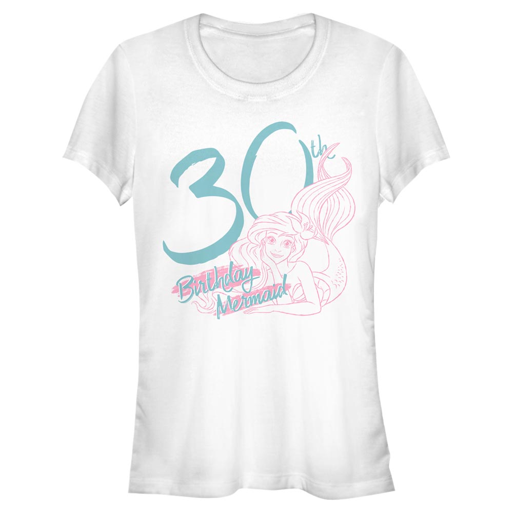 Disney - Ariel La Petite Sirène - Ariel La Petite Sirène Birthday Mermaid Thirty - Femme T-shirt