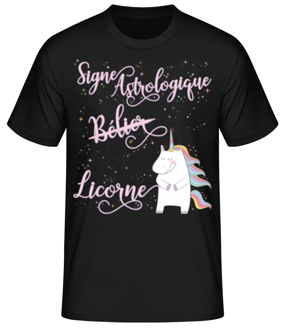 Signe Astrologique Licorne Bélier · T-shirt standard Homme