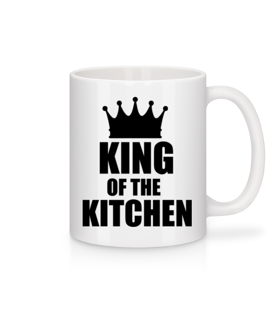 King Of The Kitchen - Mug en céramique blanc - Blanc - Devant