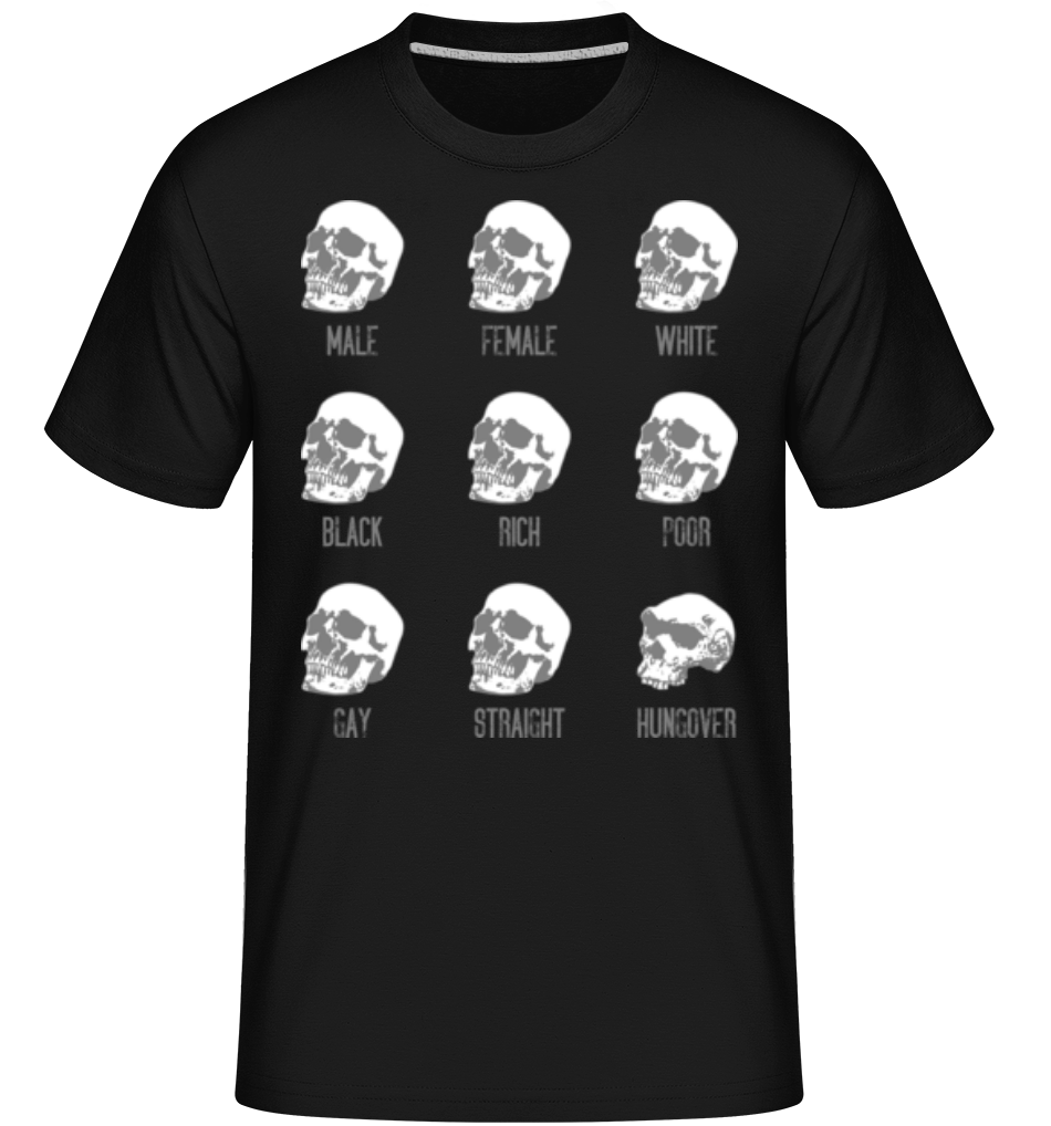 Hungover Skull ·  T-Shirt Shirtinator homme