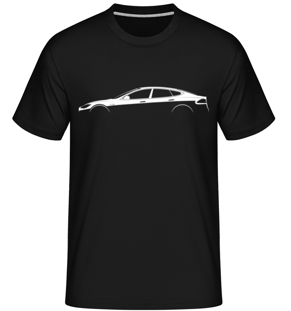 'Tesla Model S' Silhouette ·  T-Shirt Shirtinator homme