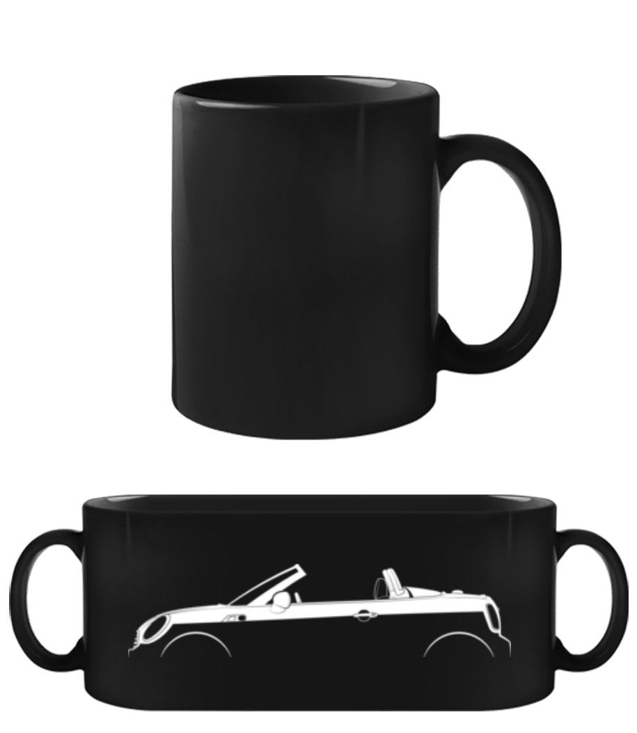 'Mini Cooper S Roadster R59' Silhouette · Tasse Noire