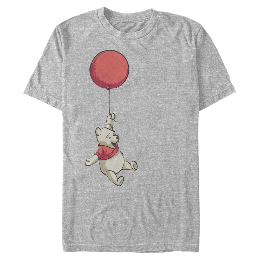 Disney - Winnie l'ourson - Medvídek Pú Balloon Winnie - Homme T-shirt - Gris chiné - Devant