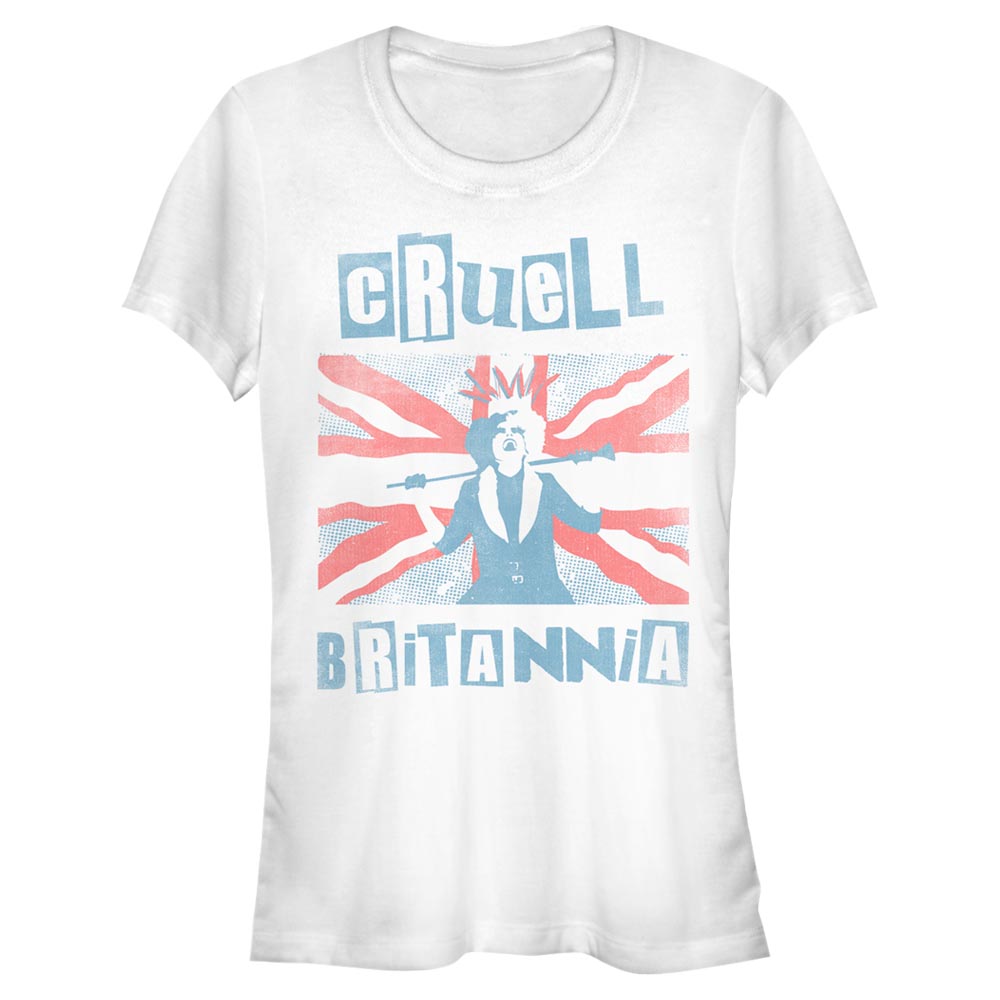 Disney Classics - Cruella - Cruella d'Enfer Cruell Britannia - Femme T-shirt
