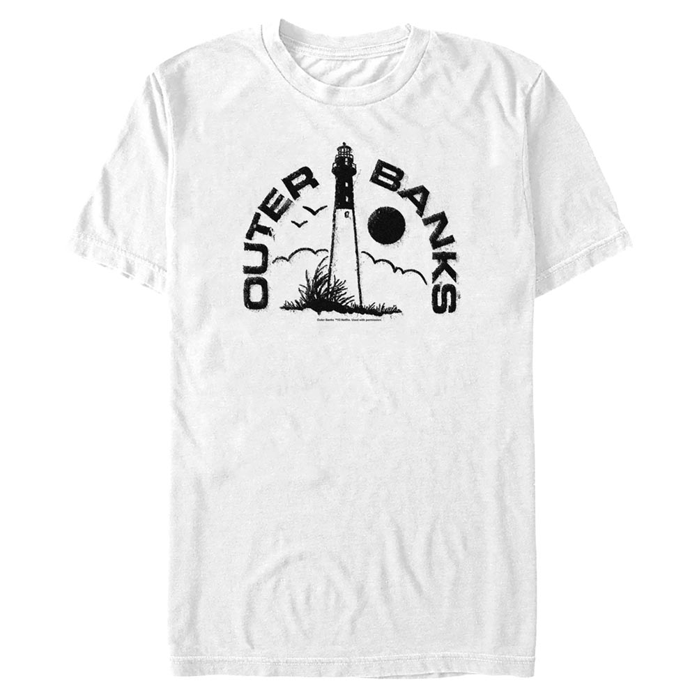 Netflix - Outer Banks - Texte Lighthouse Badge - Homme T-shirt